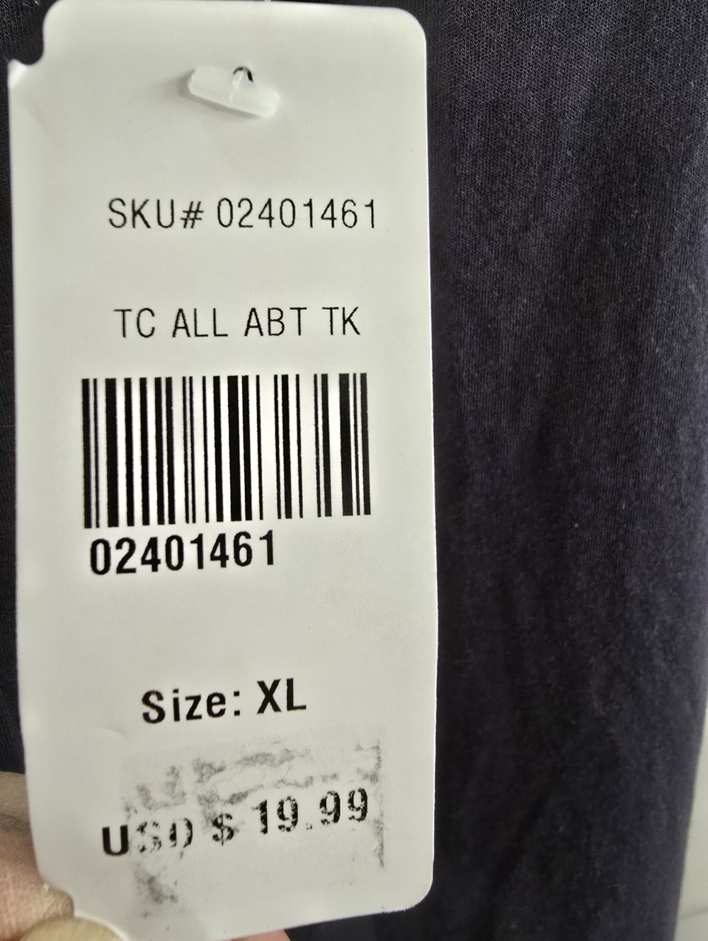 Spencer's Black Fringe Tank Top with Neon Yellow Pink Blue Text (NWT) - Picture 7 of 7
